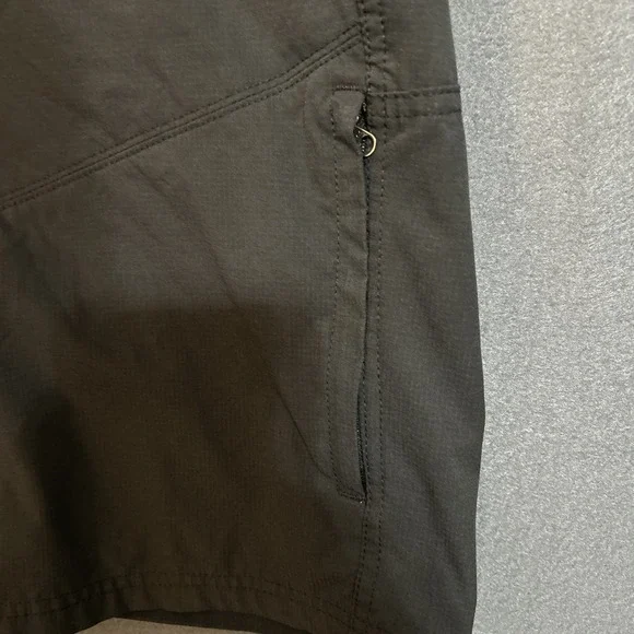 Kuhl Silencr Kargo Shorts Mens 35 Black Hiking Outdoors Stretch Travel Logo - Picture 2 of 10